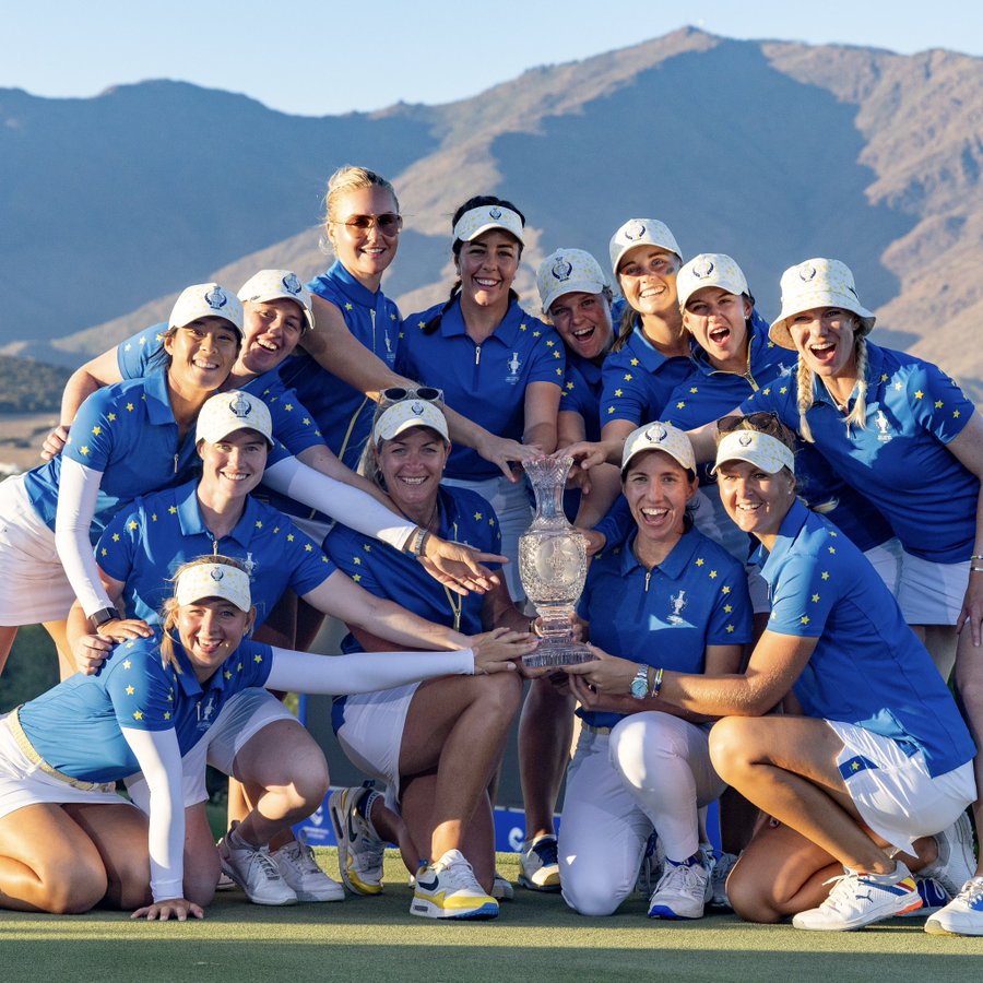Carlota Ciganda lidera a Europa para ganar la Solheim